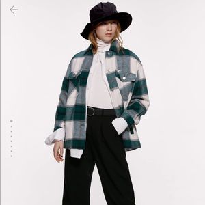 Zara plaid shirt